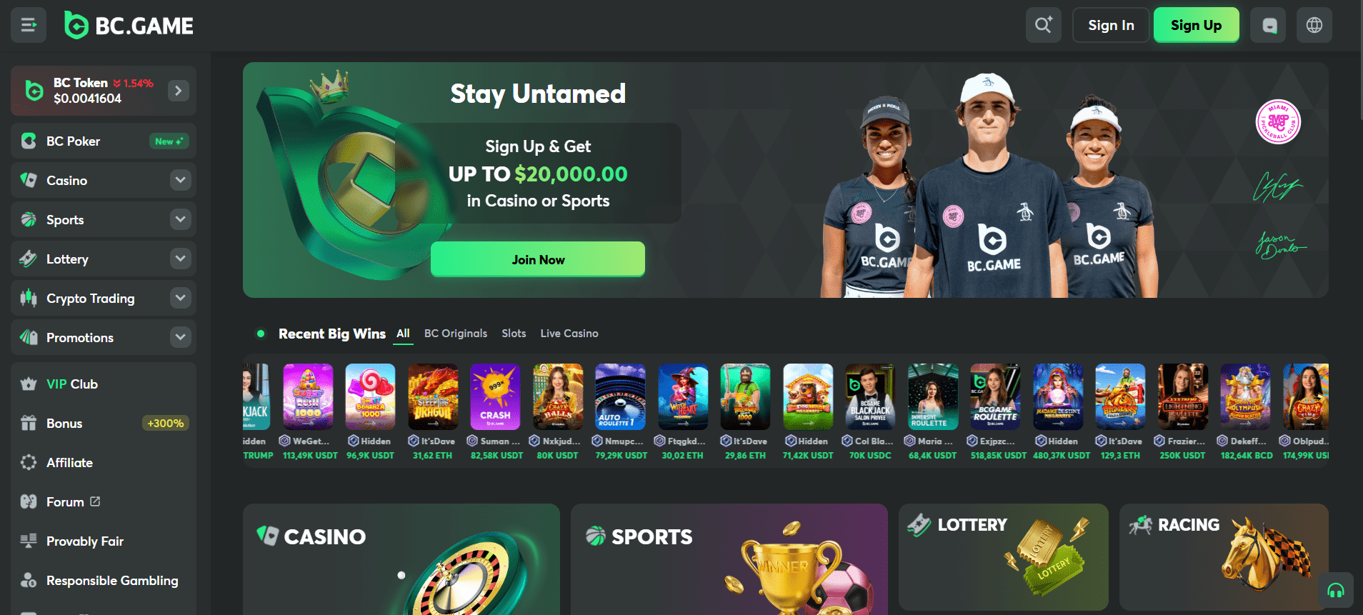 BC game casino
