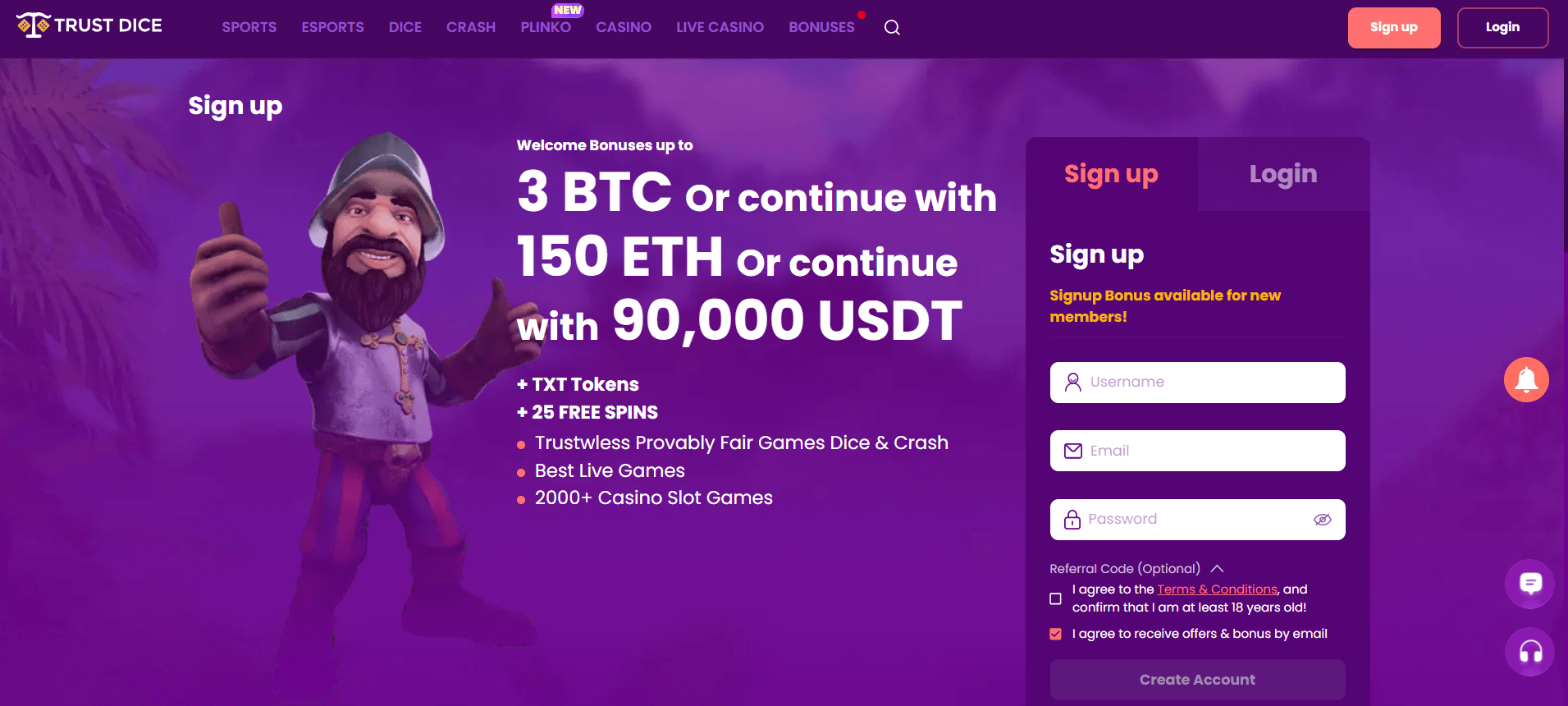 trust dice casino