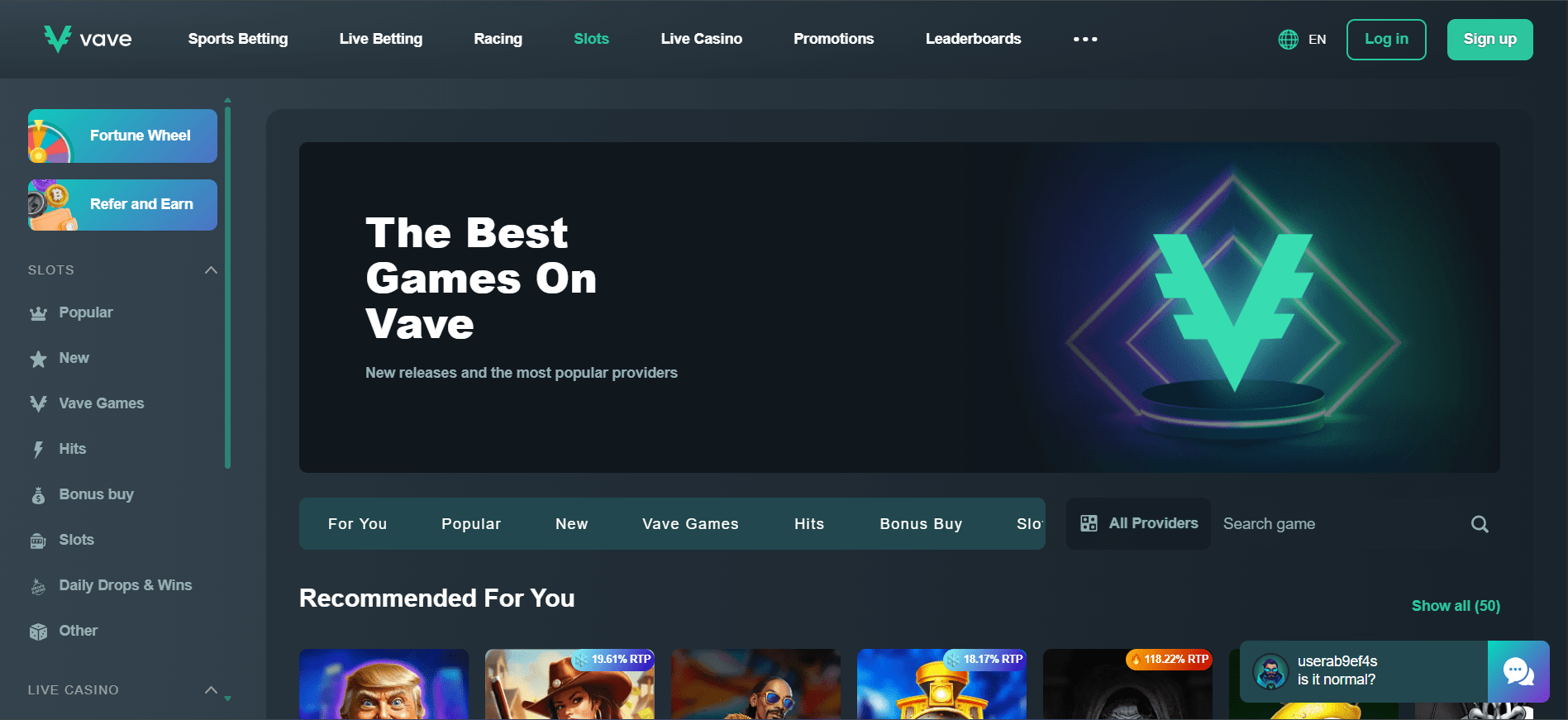 vave casino